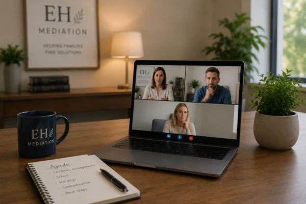 child access mediation Oswaldtwistle online meeting.